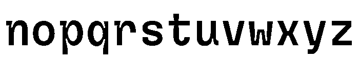 Sligoil MicroBold Font LOWERCASE