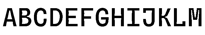 Sligoil MicroMedium Font UPPERCASE