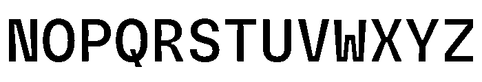 Sligoil MicroMedium Font UPPERCASE