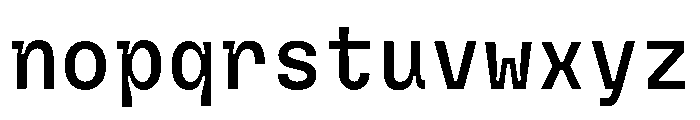 Sligoil MicroMedium Font LOWERCASE