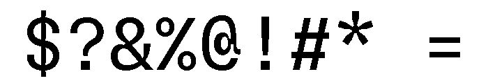 SligoilVF Font OTHER CHARS