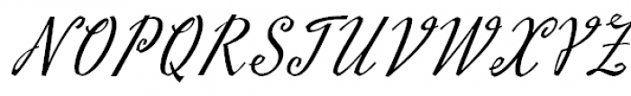 Slutsker Script Regular Font UPPERCASE