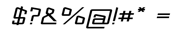 Slider-ExpandedItalic Font OTHER CHARS