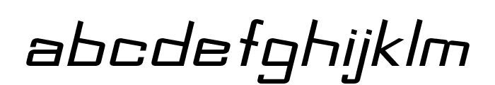 Slider-ExpandedItalic Font LOWERCASE
