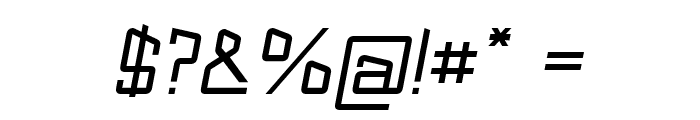 Slider-Italic Font OTHER CHARS