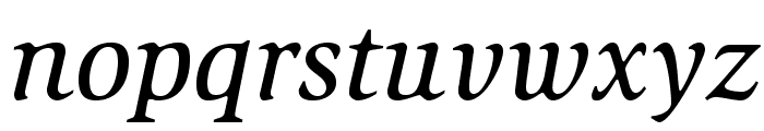 SlimbachStd-MediumItalic Font LOWERCASE