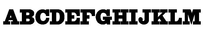 Slab Antique Font UPPERCASE