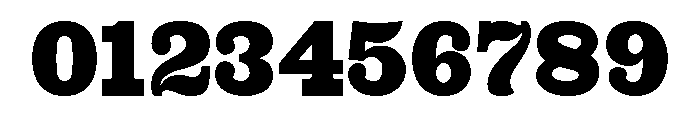 Slab Columbian Font OTHER CHARS