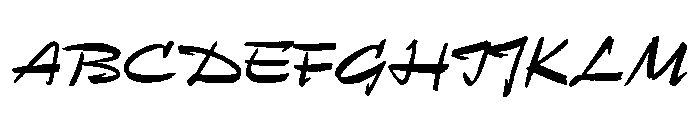Slogan Regular Font UPPERCASE
