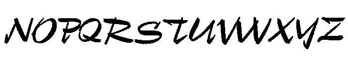 Slogan Regular Font UPPERCASE
