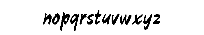 Slogan Regular Font LOWERCASE