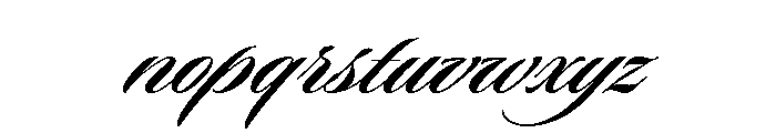 Sloop Script Bold Font LOWERCASE