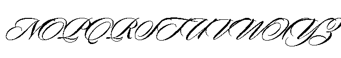 Sloop Script Medium Font UPPERCASE