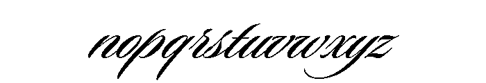 Sloop Script Medium Font LOWERCASE