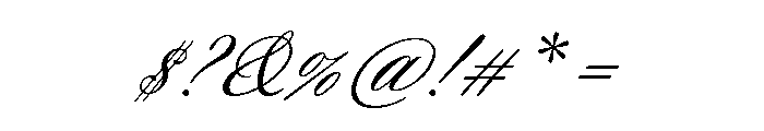 Sloop Script Regular Font OTHER CHARS