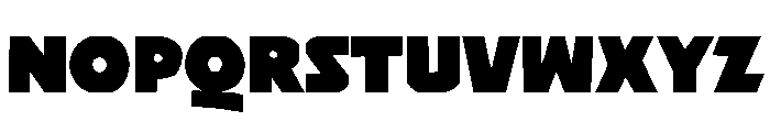 Smashing Semibold Font LOWERCASE