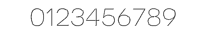 Smor Extra Light Font OTHER CHARS