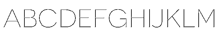 Smor Extra Light Font UPPERCASE