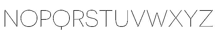 Smor Extra Light Font UPPERCASE