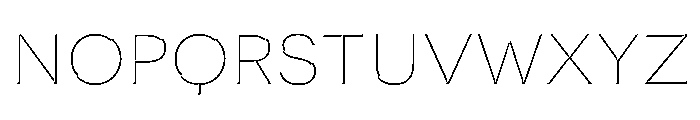 Smor Extra Light Font LOWERCASE