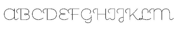 Smor Thin Font UPPERCASE