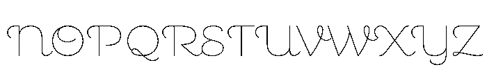 Smor Thin Font UPPERCASE
