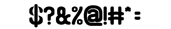 SMILE WORLD Bold Font OTHER CHARS