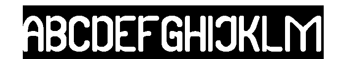 SMILE WORLD-Inverse Font UPPERCASE