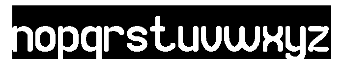 SMILE WORLD-Inverse Font LOWERCASE
