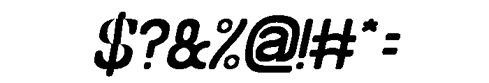 SMILE WORLD Italic Font OTHER CHARS