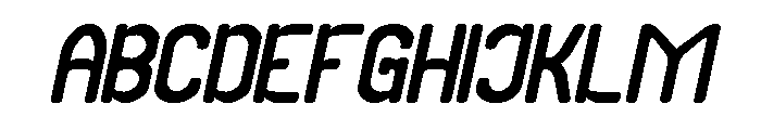 SMILE WORLD Italic Font UPPERCASE
