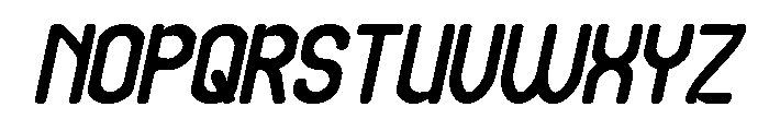 SMILE WORLD Italic Font UPPERCASE