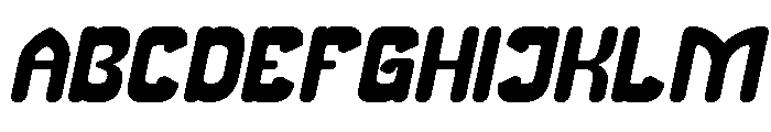 SMILING WAVE Bold Italic Font UPPERCASE
