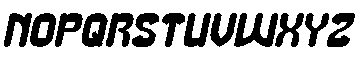 SMILING WAVE Bold Italic Font UPPERCASE