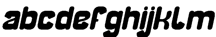 SMILING WAVE Bold Italic FONT