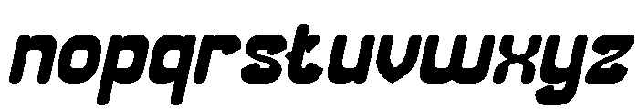 SMILING WAVE Bold Italic Font LOWERCASE