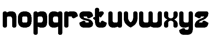 SMILING WAVE Bold Font LOWERCASE