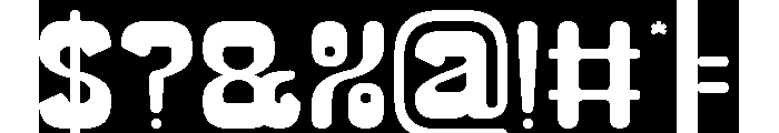 SMILING WAVE-Inverse Font OTHER CHARS