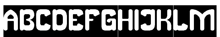 SMILING WAVE-Inverse Font UPPERCASE