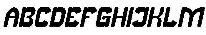 SMILING WAVE Italic Font UPPERCASE