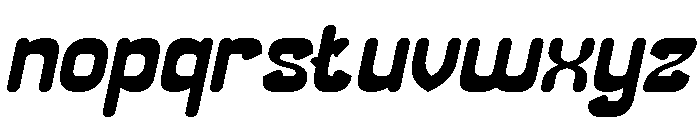 SMILING WAVE Italic Font LOWERCASE