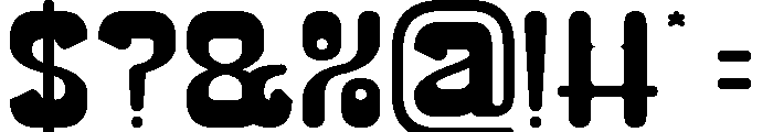 SMILING WAVE Font OTHER CHARS