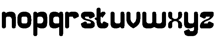 SMILING WAVE Font LOWERCASE