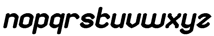 SMOOTH INNOVATION Bold Italic Font LOWERCASE