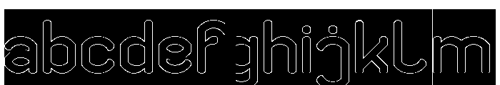 SMOOTH INNOVATION-Hollow-Invers FONT