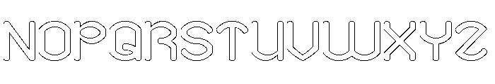 SMOOTH INNOVATION-Hollow Font UPPERCASE