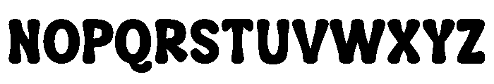 Small Boom Regular Font UPPERCASE