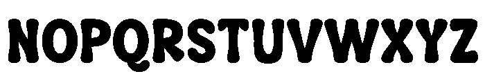 Small Boom Regular Font LOWERCASE