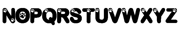 Small Dog Regular Font UPPERCASE