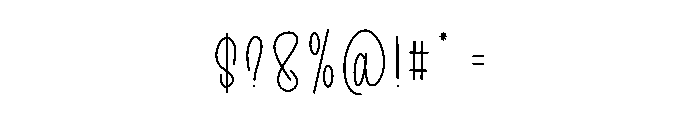 Small Notes Font OTHER CHARS